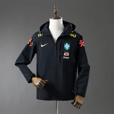 Brazil 2025/26 Black windbreaker (95)