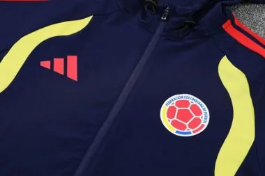 Colombia 2025/26 Dark Blue Windbreaker Suit (S-2XL)