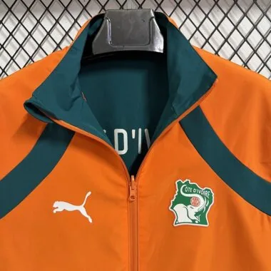 Cote d Ivoire 2026 Orange And Green Reversible windbreaker
