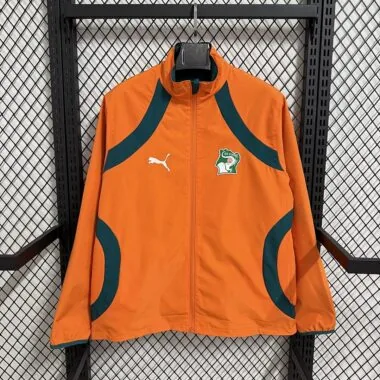Cote d Ivoire 2026 Orange And Green Reversible windbreaker