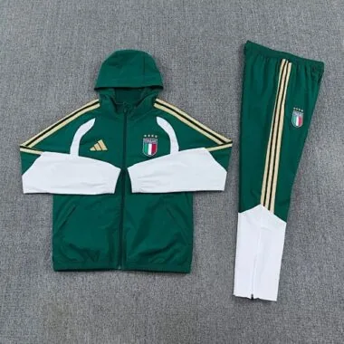 Italy 2025/26 Green Windbreaker Suit S-2XL