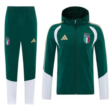 Italy 2025/26 Green Windbreaker Suit (S-2XL)