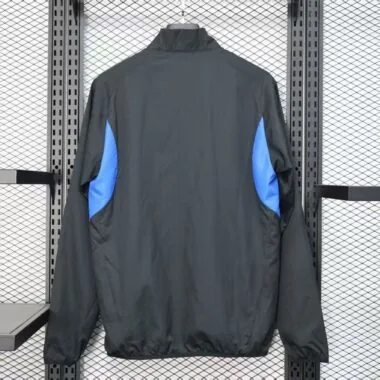 Manchester United 2025/26 Black Windbreaker