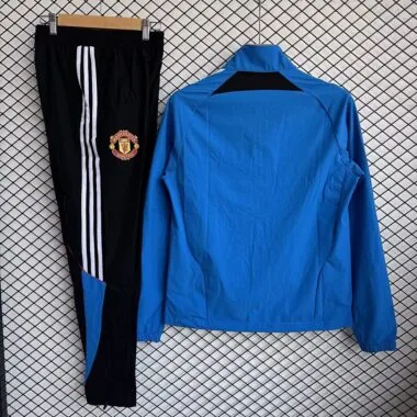 Manchester united 2025/26 Blue Windbreaker Suit (S-2XL)