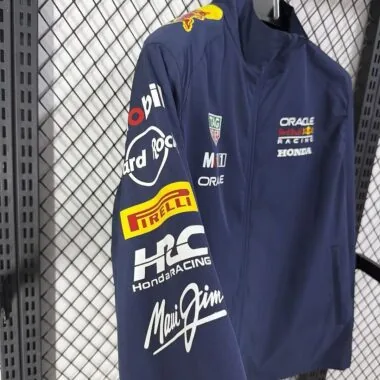 Giacca a vento da uomo Red Bull 2026 blu scuro (taglie S-2XL)