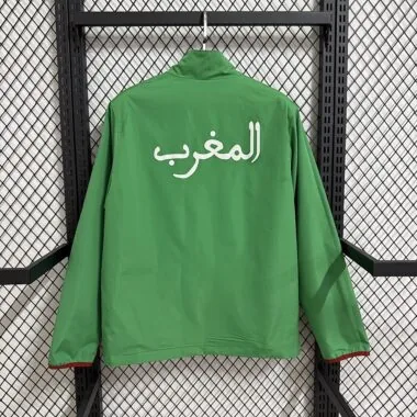 Morocco 2026 Red And Green Reversible windbreaker