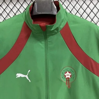 Morocco 2026 Red And Green Reversible windbreaker