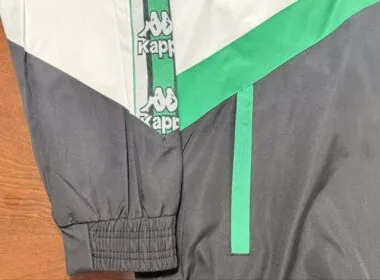 Real Betis 1996/97 Black white and Green windbreaker