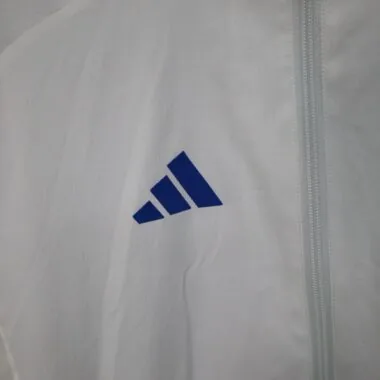 Real Madrid 2025/26 White Windbreaker