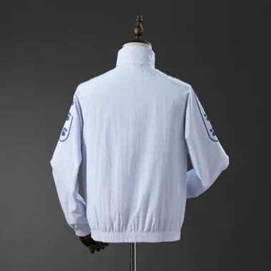 Real Madrid 2025/26 White and Purple Reversible Windbreaker