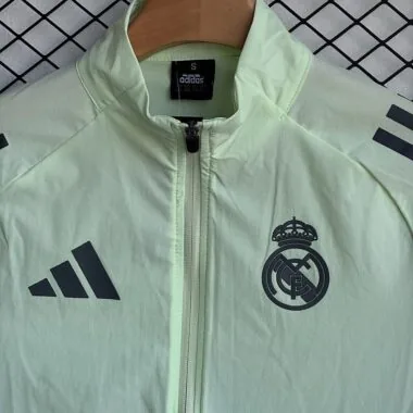 Real Madrid 2025/26 Yellow Windbreaker Suit (S-2XL)