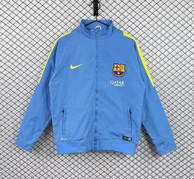 Retro Barcelona 2015/16 Blue Windbreaker