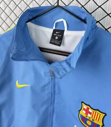 Retro Barcelona 2015/16 Blue Windbreaker