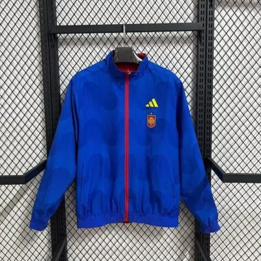 Spain 2026 Red And Blue Reversible windbreaker