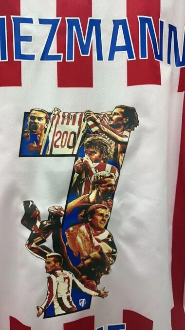 Atletico Madrid 2025/26 GRIEZMANN Version Jersey (S-4XL)