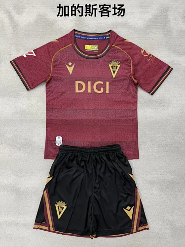 Cadiz 2025/26 Away kids soccer jerseys