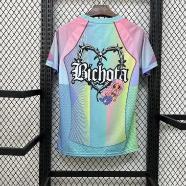 Mens Barcelona 2025/26 Blue and Pink Karol G Jersey