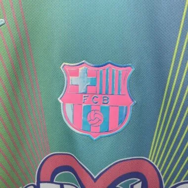 Mens Barcelona 2025/26 Blue and Pink Karol G Jersey
