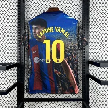 Mens Barcelona 2025/26 LAMINE YAMAL Special Jersey
