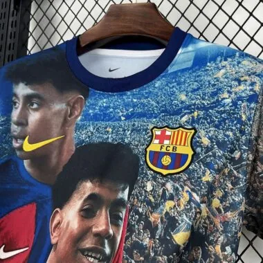 Mens Barcelona 2025/26 LAMINE YAMAL Special Jersey