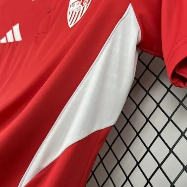 Mens Sevilla FC 2025/26 Red Travel Polo Jersey