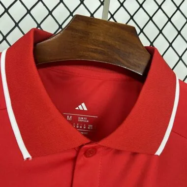 Mens Sevilla FC 2025/26 Red Travel Polo Jersey
