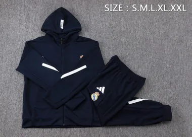 Real Madrid 2025/26 Black Hoodie Suit (S-2XL)