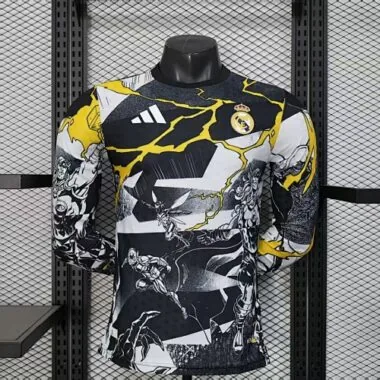 Real Madrid 2025/26 Pre-Match Long Sleeve Player Edition Jersey