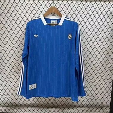 Real Madrid 2025/26 Special Edition Blue jersey Long Sleeve S-4XL
