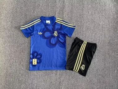 Real Madrid 25/26 Blue Special Kids kit Jerseys SIZE 16-28