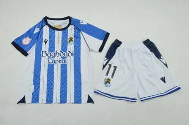 Real sociedad 2025/26 copa de rey final kid kit 16-28