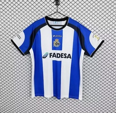 Retro 2001/02 Deportivo de La Coruna home soccer jersey