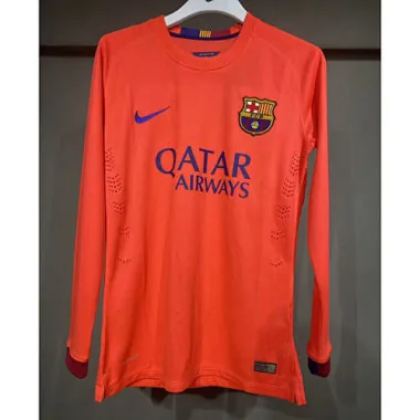 Retro Barcelona 2014/15 Away Long Sleeve player version Jersey