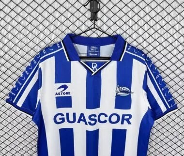 Retro Deportivo Alaves 1998/99 Home Soccer Jersey