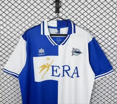 Retro Deportivo Alaves 1999/00 Home Soccer Jersey