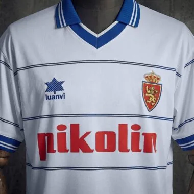Retro Real Zaragoza 1999/2000 Home jersey (S-XXL)