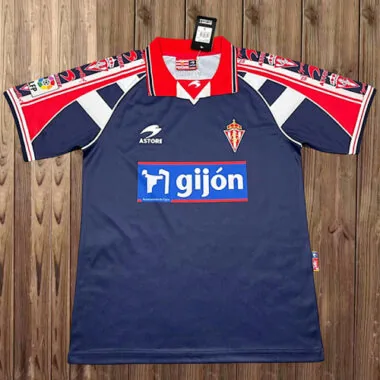 Camisolas de futebol retro do Sporting de Gijon 1999/00 Away