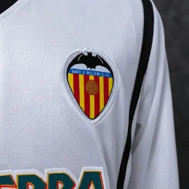 Retro Valencia 2000/01 Home jersey Long Sleeve (S-XXL)
