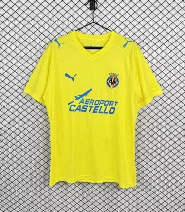 Retro Villarreal CF 2008/09 Home Jersey Size S-2XL