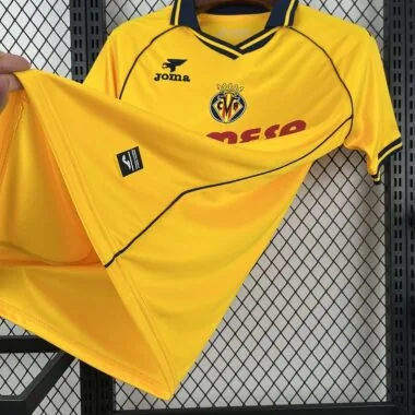 Maglia da calcio Villarreal CF modello retrò stagione 2025/26 (taglie S-4XL)
