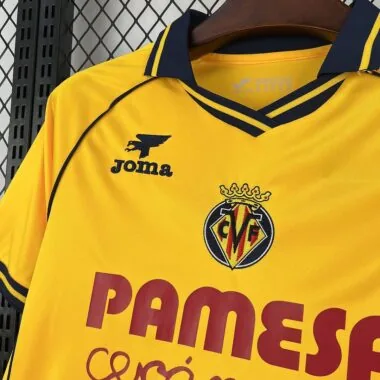 Maglia da calcio Villarreal CF modello retrò stagione 2025/26 (taglie S-4XL)