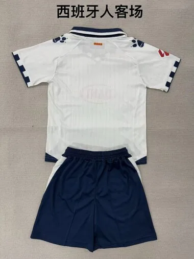 Kids Kit Espanyol 2025/26 Away Jersey (Size 16-28)