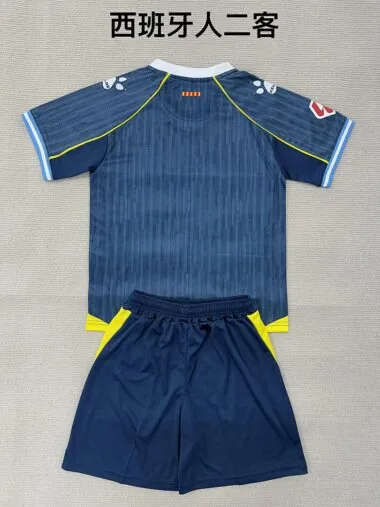 Kids Kit Espanyol 2025/26 third Jersey (Size 16-28)