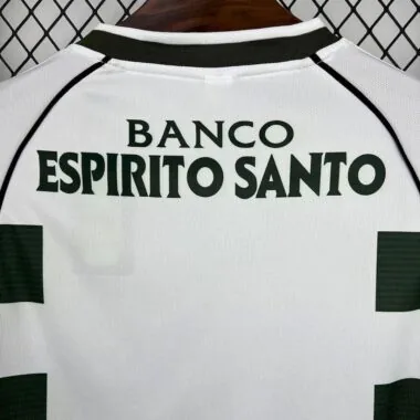 01-03 Sporting Lisbon home long sleeve retro Jersey