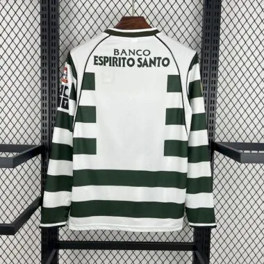 01-03 Sporting Lisbon home long sleeve retro Jersey