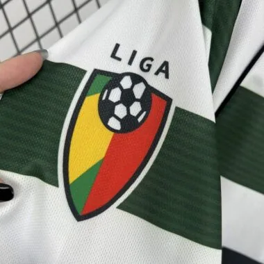 01-03 Sporting Lisbon home long sleeve retro Jersey