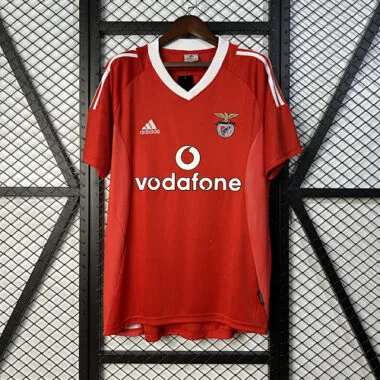 Camisa retro do Benfica para jogos em casa da época 02-03