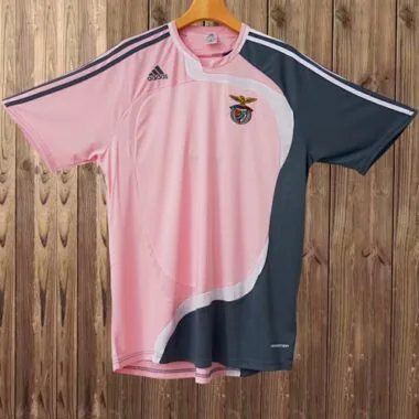 Camisa retro do Benfica para jogos fora de casa da época 2007-2008