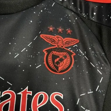 24-25 Benfica away black kid kit