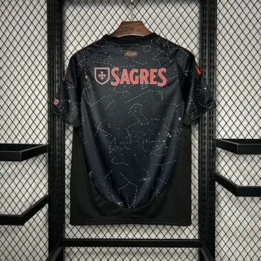 24-25 Benfica away black kid kit